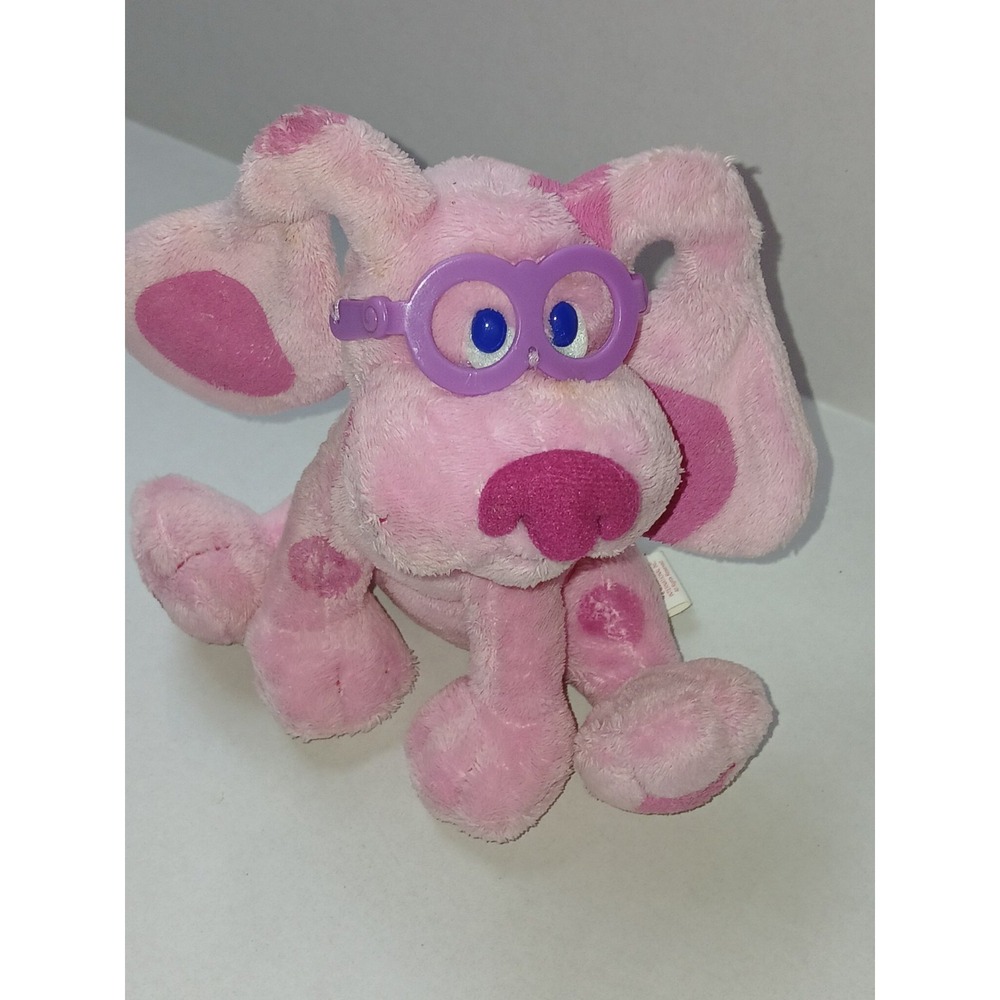 Ty Beanie Babies Magenta Plush Blues Clues Stuffed Toy 2005 NO‎ HANG TAG 5.5"